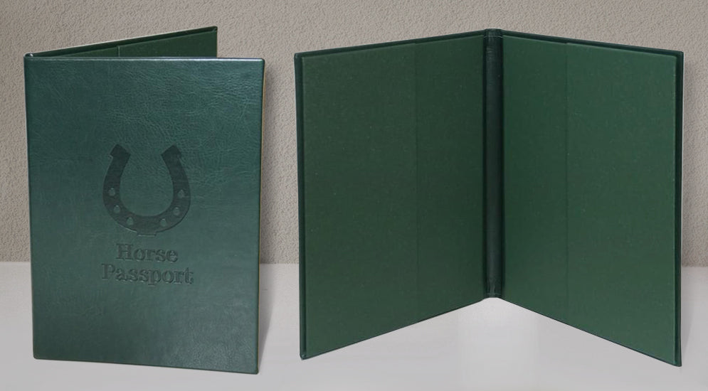 Horse Passport Cover - Forest Green