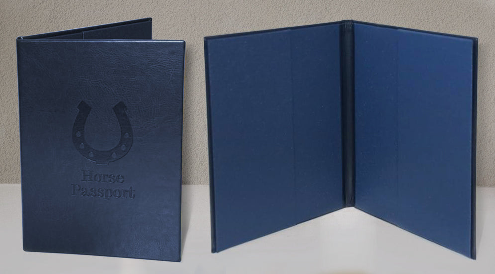 Horse Passport Cover - Navy